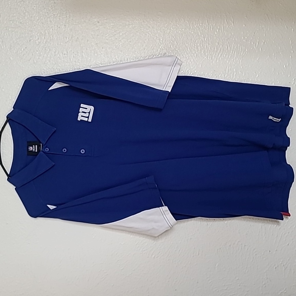 New York Giants Mens Polo Shirt Reebok Licensed NFL Team Apparel Size XL - Picture 15 of 15